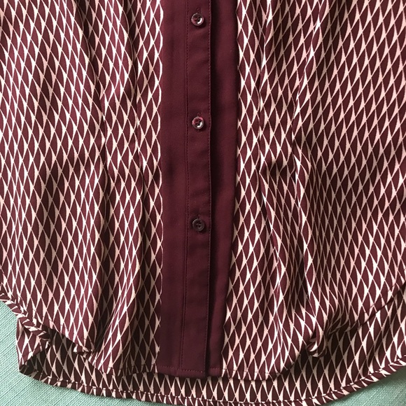 THE KOOPLES  women’s color of the season burgundy long sleeve button shirt - Picture 5 of 16